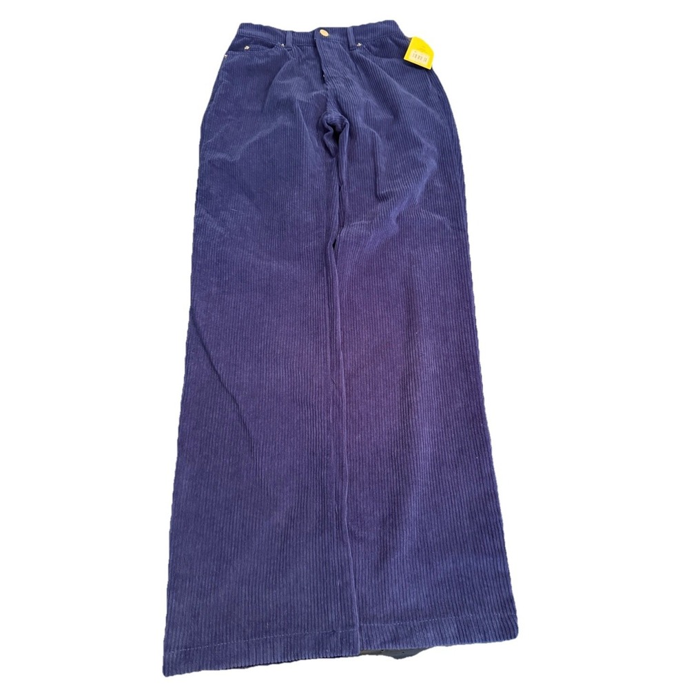 Cabana Crown & Ivy Corduroy‎ Pants Holiday Bottoms Navy Boat Blue 8 Size 00